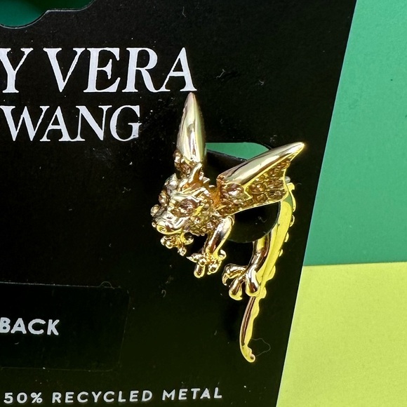 Simply Vera - Vera Wang Gold Tone Dragon Front-Back earrings NWT - Picture 4 of 7